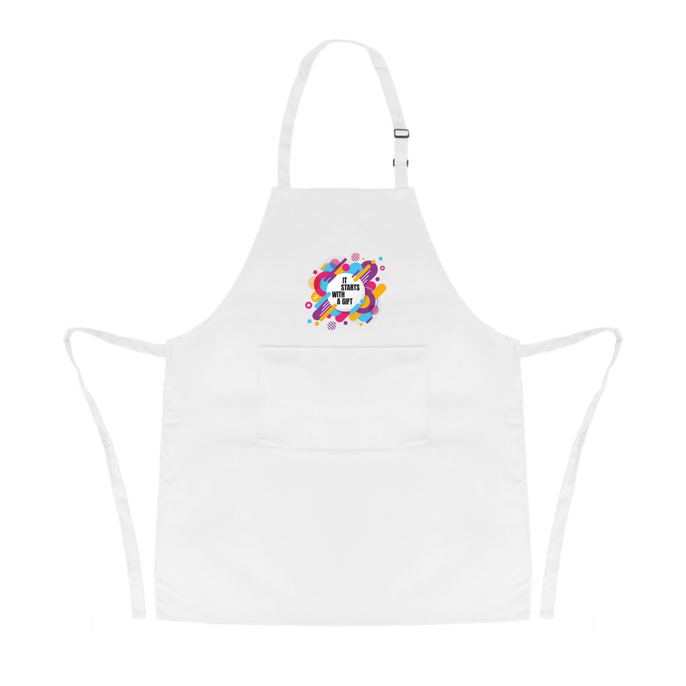 Fartuch kuchenny z kieszeniami| Cotturo - Akcesoria kuchenne z nadrukiem logo | VEBI - zdjęcie 4