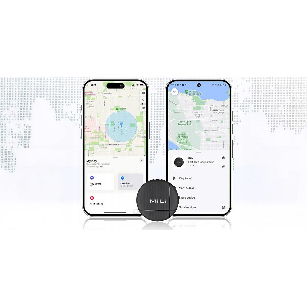 MiLi LiTag DUO – lokalizator kluczy Bluetooth 5.2 - Elektronika z nadrukiem logo | VEBI - zdjęcie 5