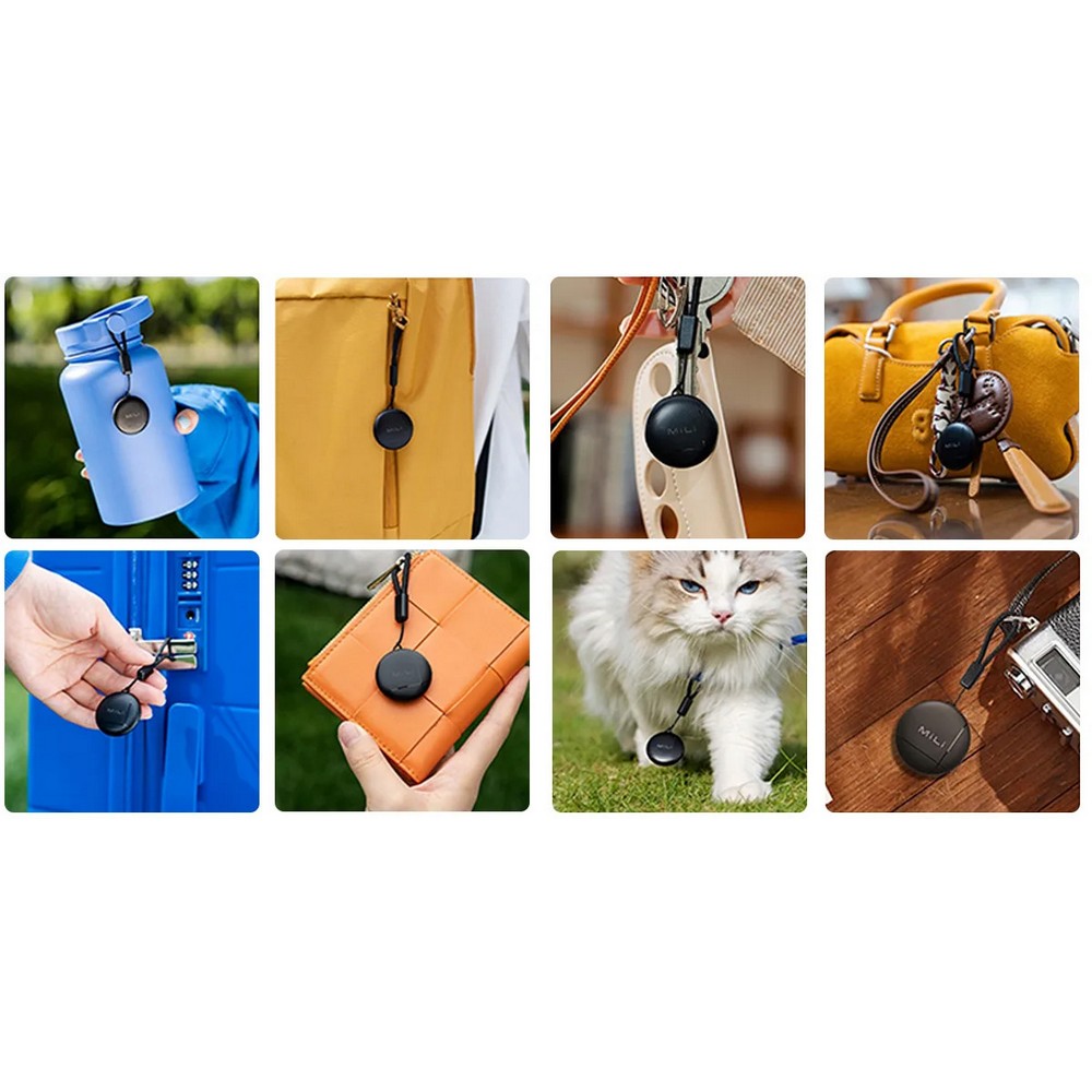 MiLi LiTag DUO – lokalizator kluczy Bluetooth 5.2 - Elektronika z nadrukiem logo | VEBI - zdjęcie 8