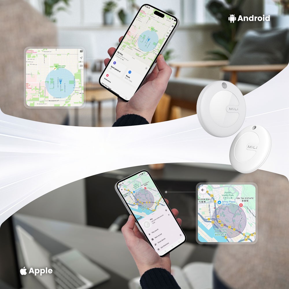 MiLi LiTag DUO – inteligentny lokalizator kluczy z Bluetooth - Elektronika z nadrukiem logo | VEBI - zdjęcie 8