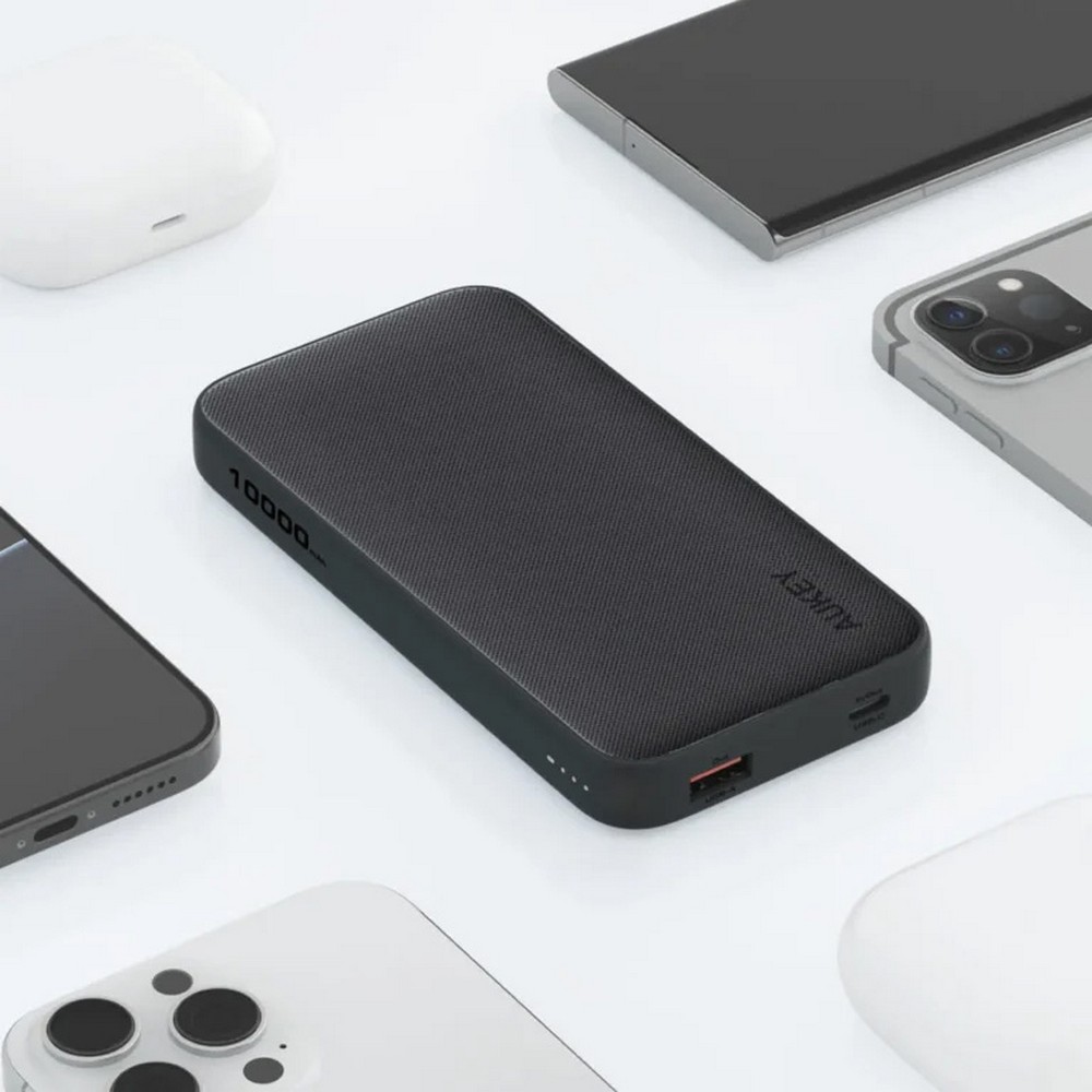 Power bank 10000 mAh Aukey z nadrukiem logo - Power banki z nadrukiem logo | VEBI - zdjęcie 2