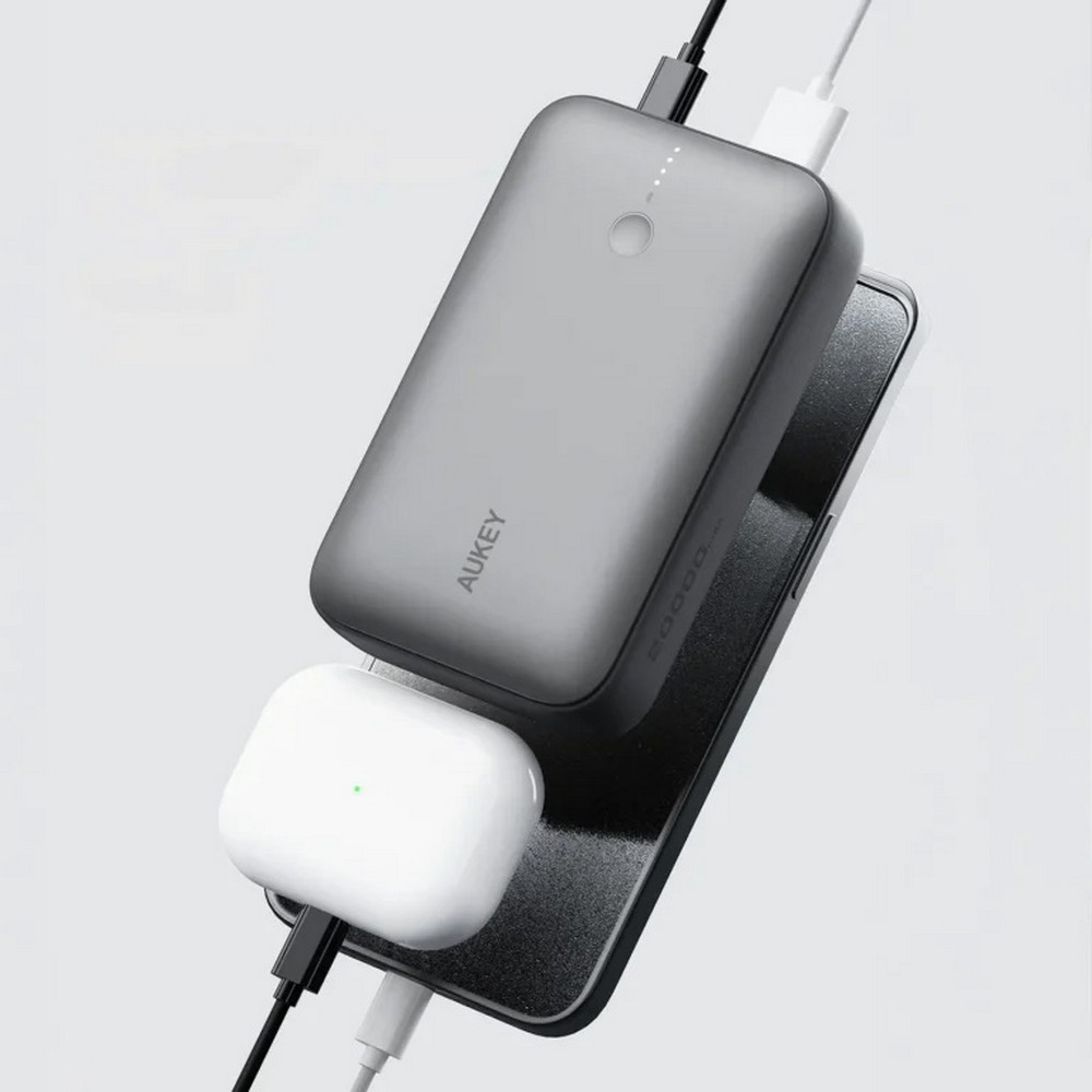 Power bank 20000 mAh Aukey z nadrukiem logo - Power banki z nadrukiem logo | VEBI - zdjęcie 4
