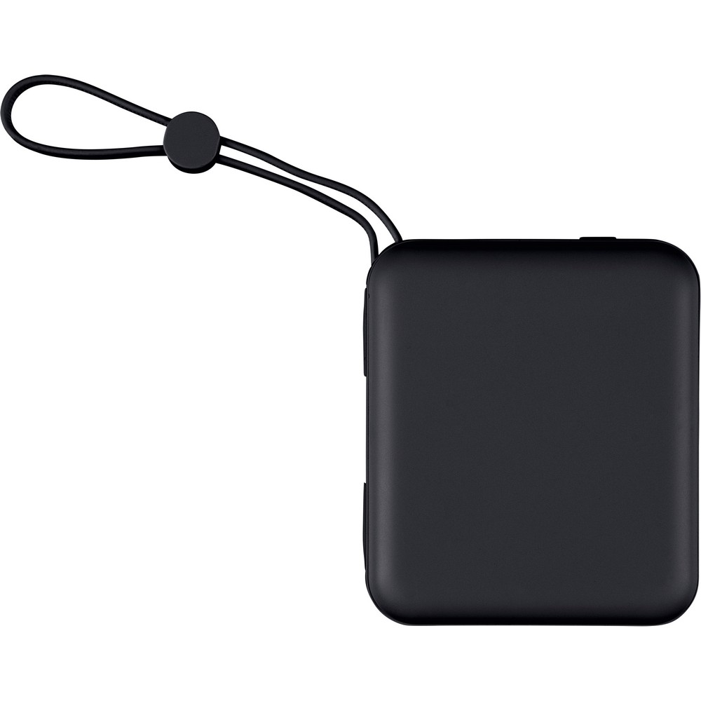 Power bank EcoPower 10000 mAh z wbudowanym kablem - Power banki z nadrukiem logo | VEBI - zdjęcie 20