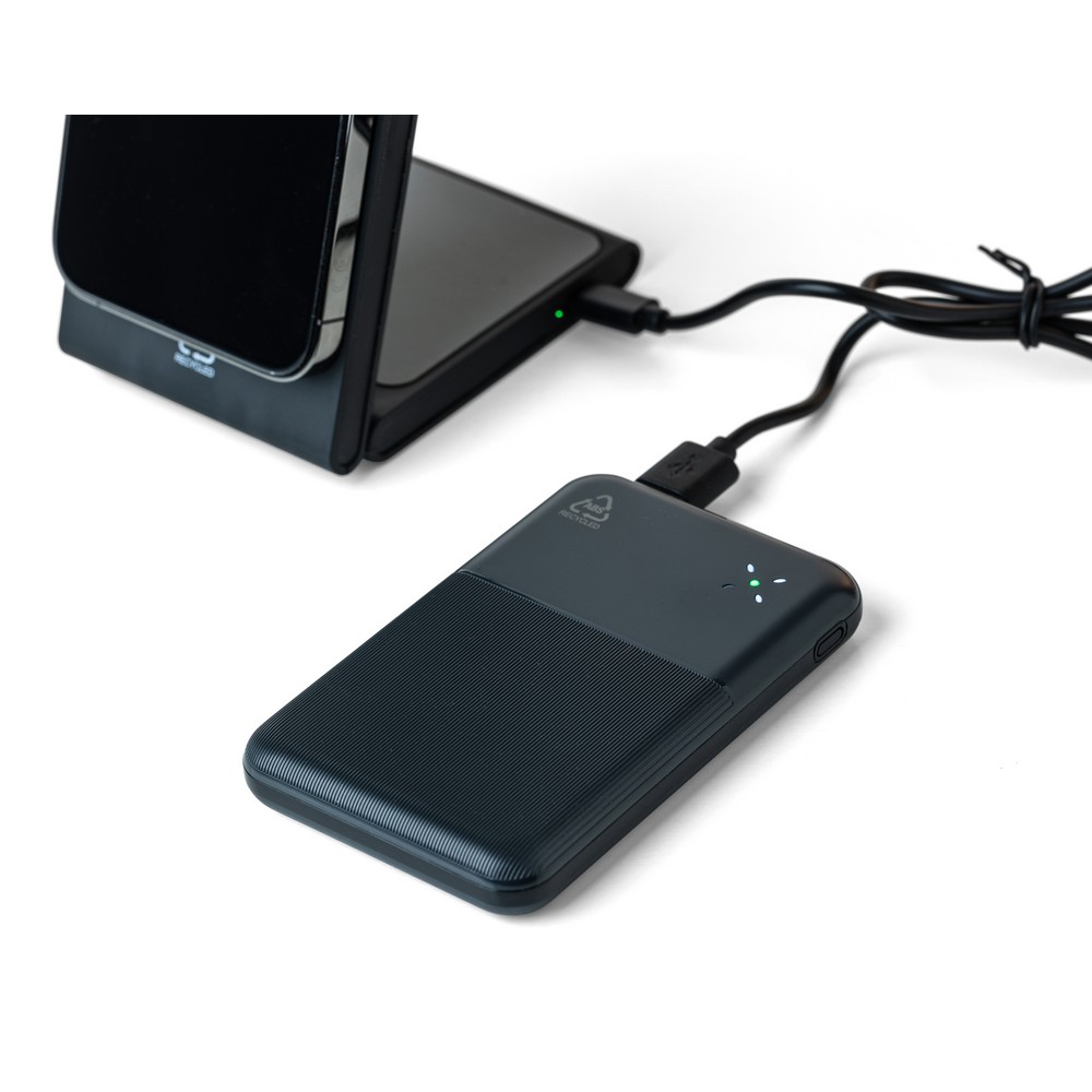 Ekologiczny power bank 10000 mAh z szybkim ładowaniem 22,5W - Power banki z nadrukiem logo | VEBI - zdjęcie 8