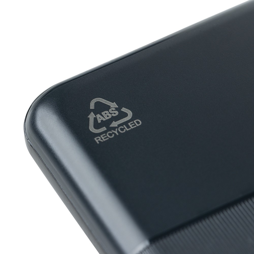 Ekologiczny power bank 10000 mAh z szybkim ładowaniem 22,5W - Power banki z nadrukiem logo | VEBI - zdjęcie 12
