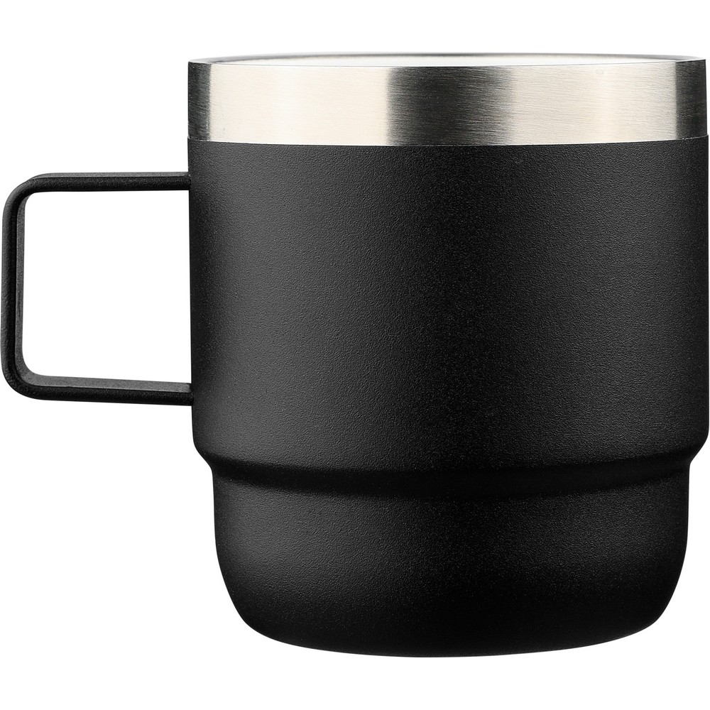 Kubek ze stali recyklingowej 180ml z powłoką ceramiczną - Kubki z nadrukiem logo | VEBI - zdjęcie 7
