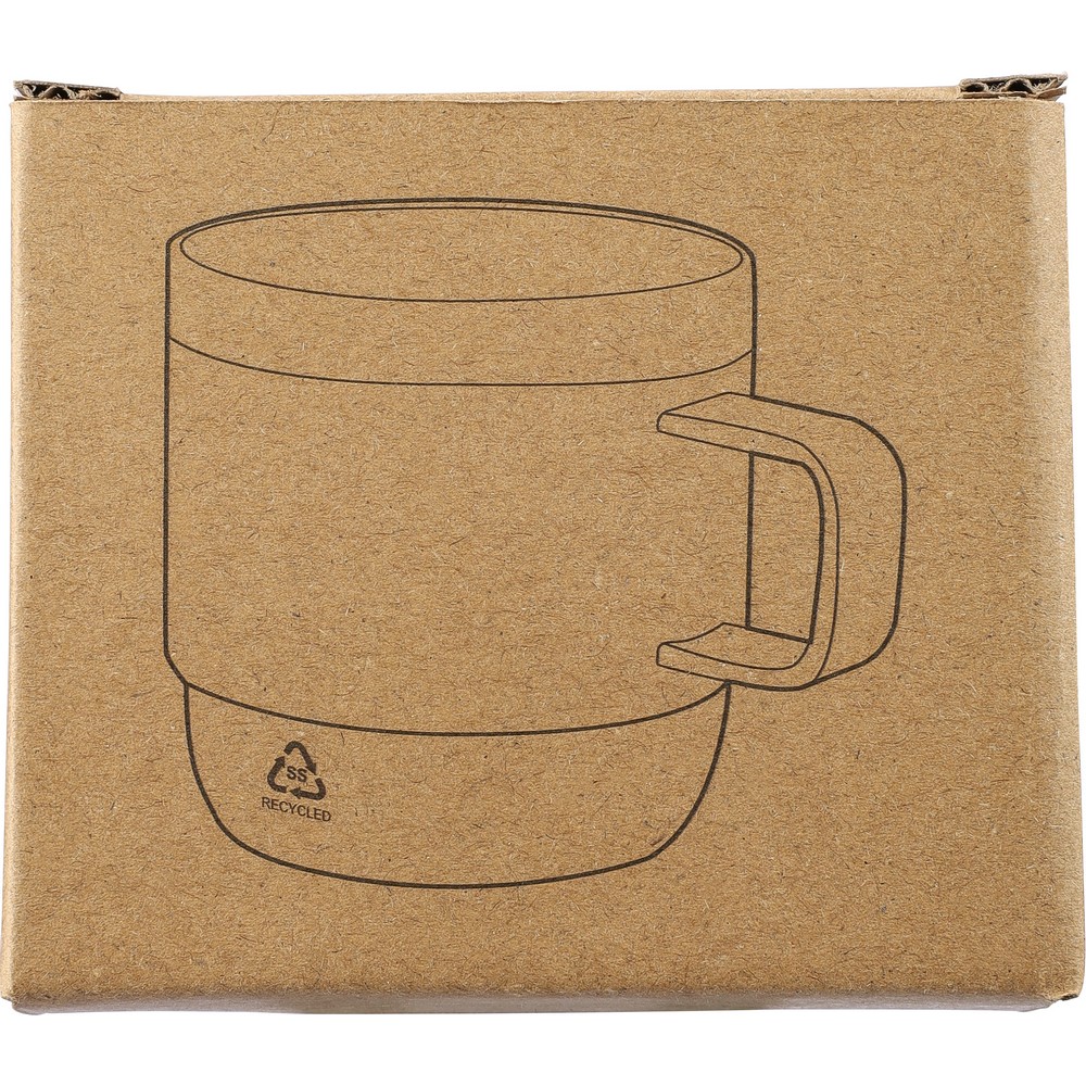Kubek ze stali recyklingowej 180ml z powłoką ceramiczną - Kubki z nadrukiem logo | VEBI - zdjęcie 15