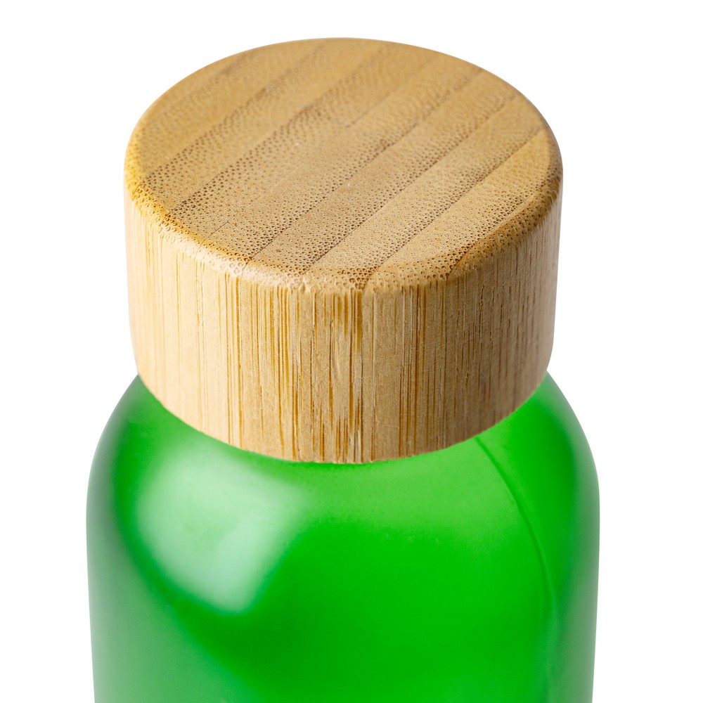 Szklana butelka ECO 500ml z bambusową nakrętką - Kubki z nadrukiem logo | VEBI - zdjęcie 22
