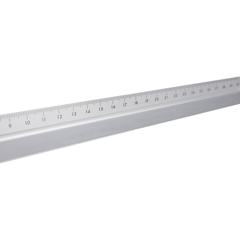 Linijka trójkątna aluminiowa 30 cm ze skalami architektonicznymi - Miarki i taśmy miernicze z nadrukiem logo | VEBI - zdjęcie 6