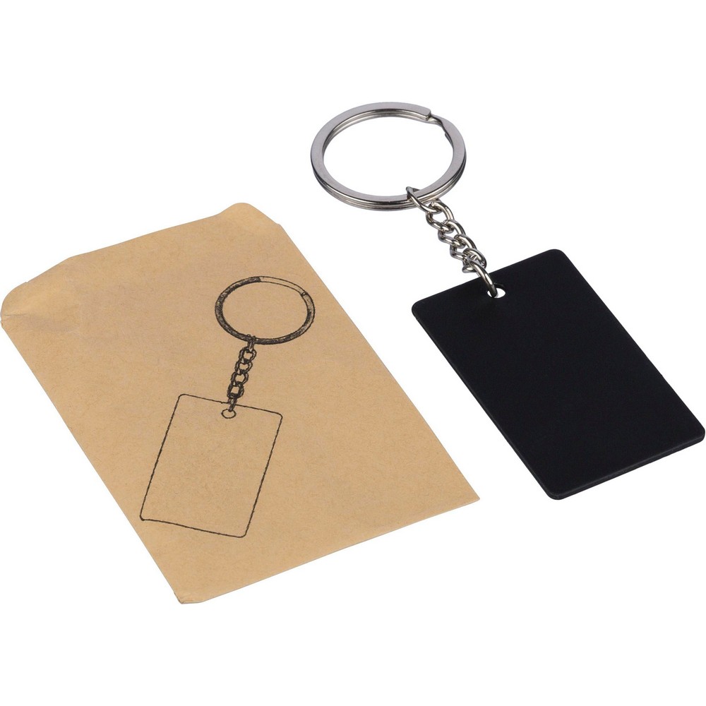 Brelok ze stali z recyklingu – elegancki i eko - Breloki z nadrukiem logo | VEBI - zdjęcie 6
