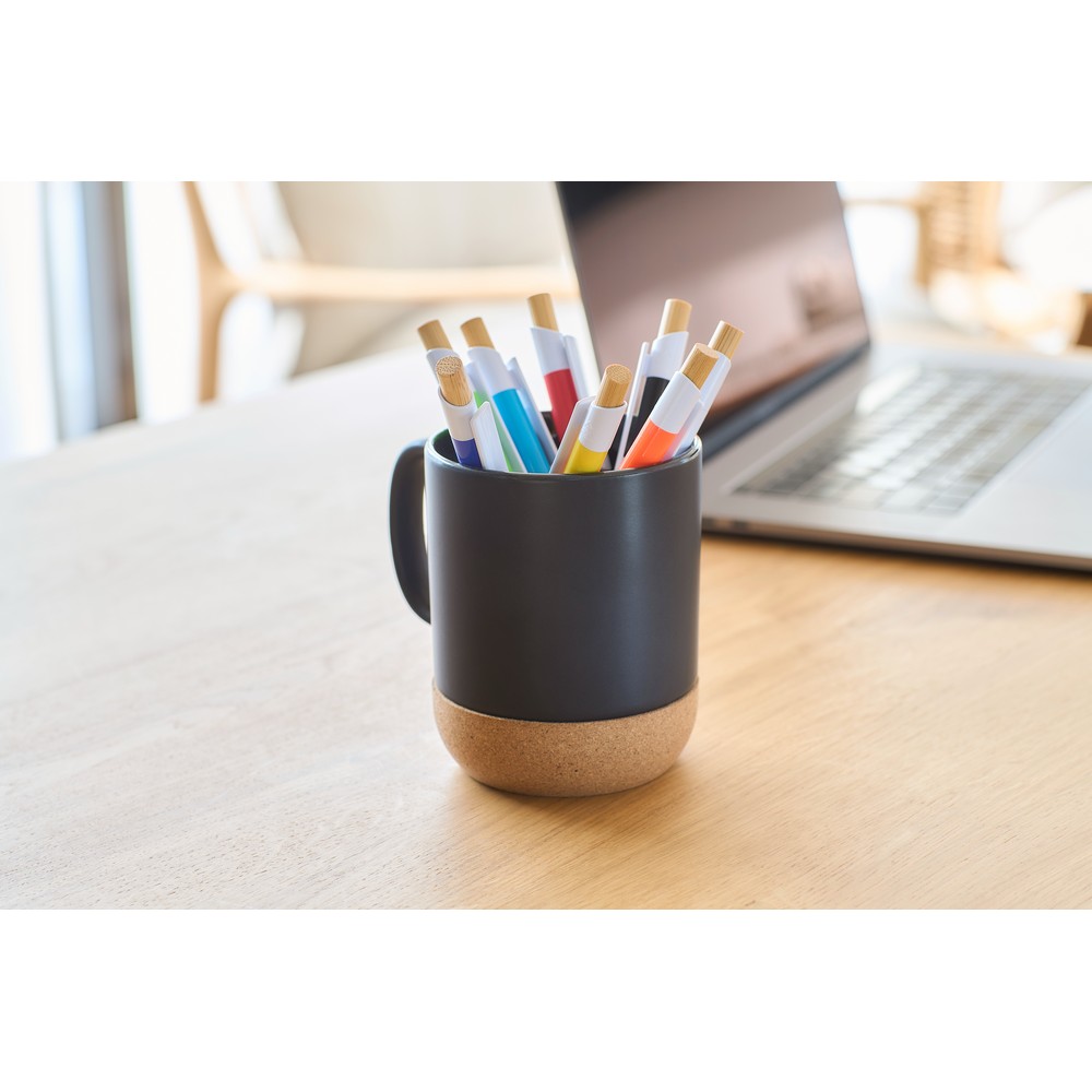 Długopis ekologiczny z bambusowym przyciskiem - zdjęcie 3