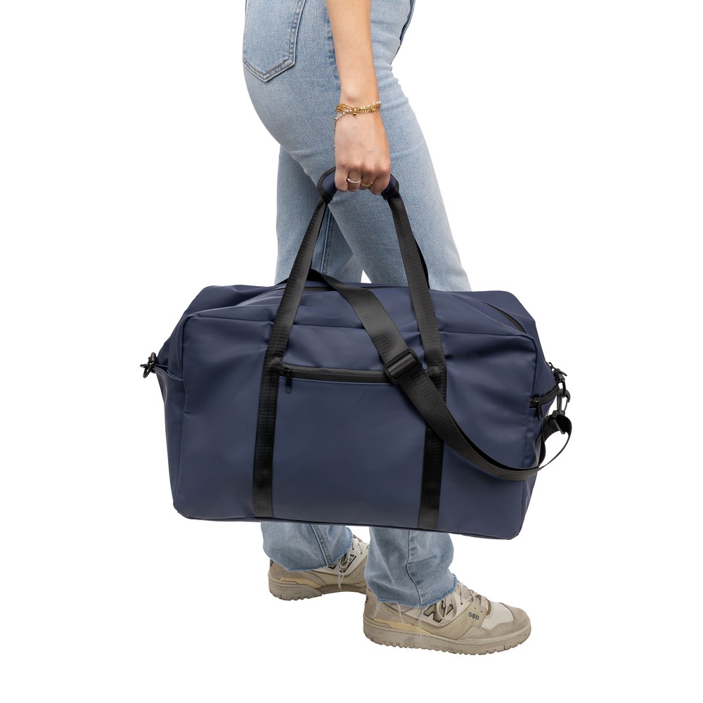 Torba sportowa z recyclingu 35L z regulowanym paskiem - Torby i walizki podróżne z nadrukiem logo | VEBI - zdjęcie 12
