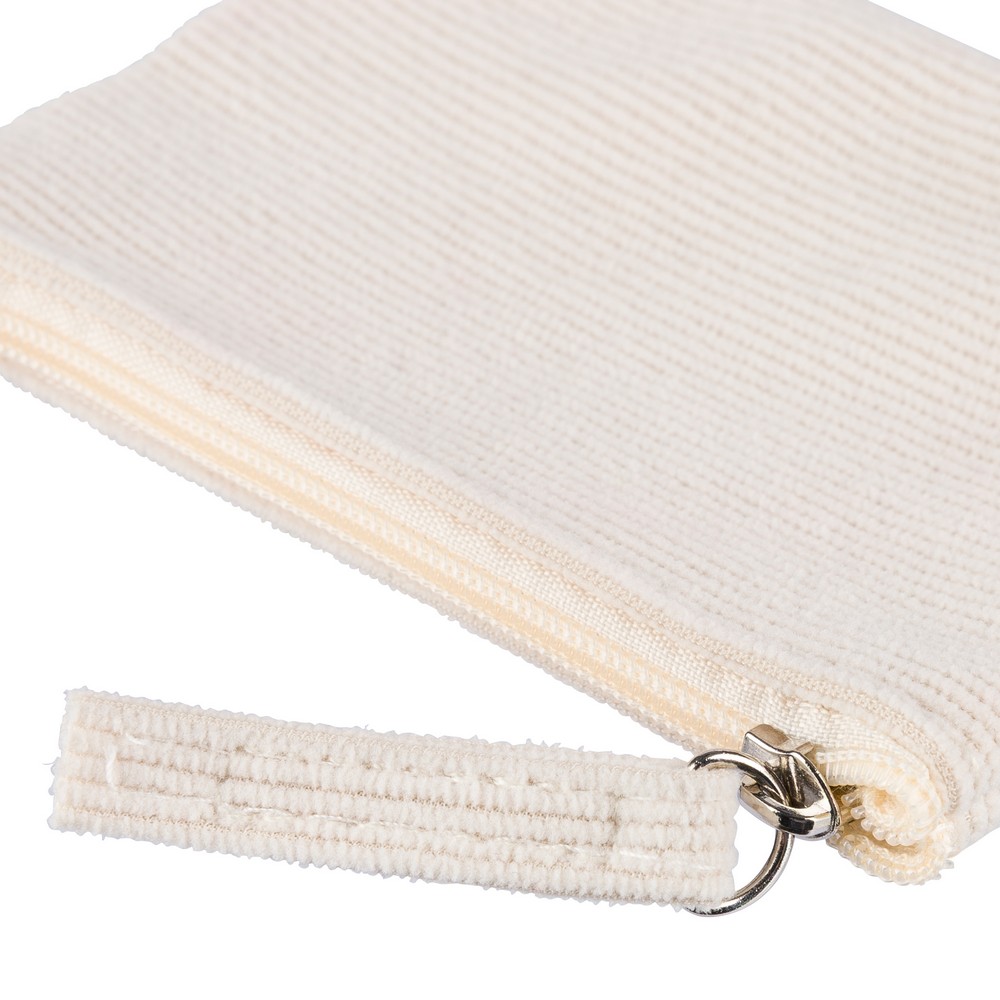 Portmonetka sztruksowa z zamkiem błyskawicznym - zdjęcie 4