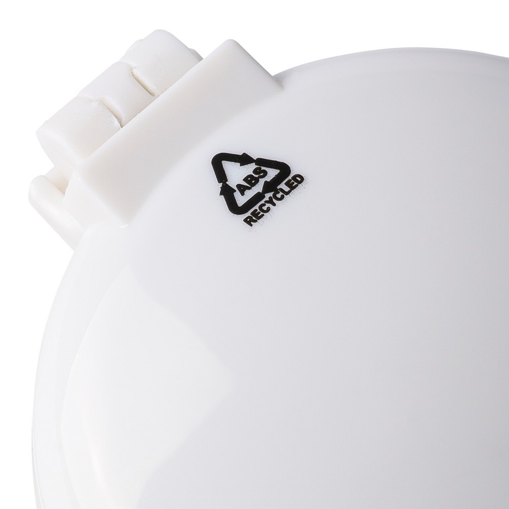 Szczotka z lusterkiem z ABS z recyklingu - Akcesoria kosmetyczne z nadrukiem logo | VEBI - zdjęcie 8