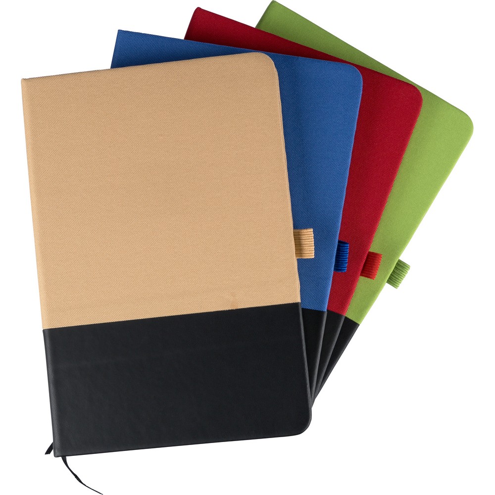 Notatnik ekologiczny A5 z RPET - 80 kartek w linie - zdjęcie 2