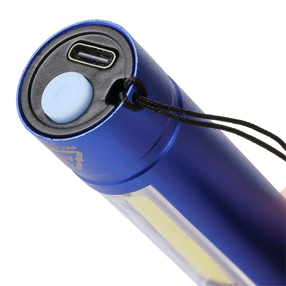Latarka COB z USB-C - ekologiczna latarka reklamowa 3-tryby - Latarki i lampki z nadrukiem logo | VEBI - zdjęcie 11