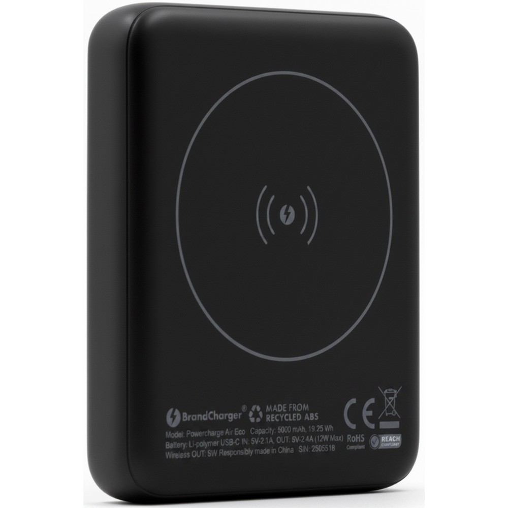 Magnetyczny Power Bank 5000 mAh z Ładowaniem Bezprzewodowym - Power banki z nadrukiem logo | VEBI - zdjęcie 8