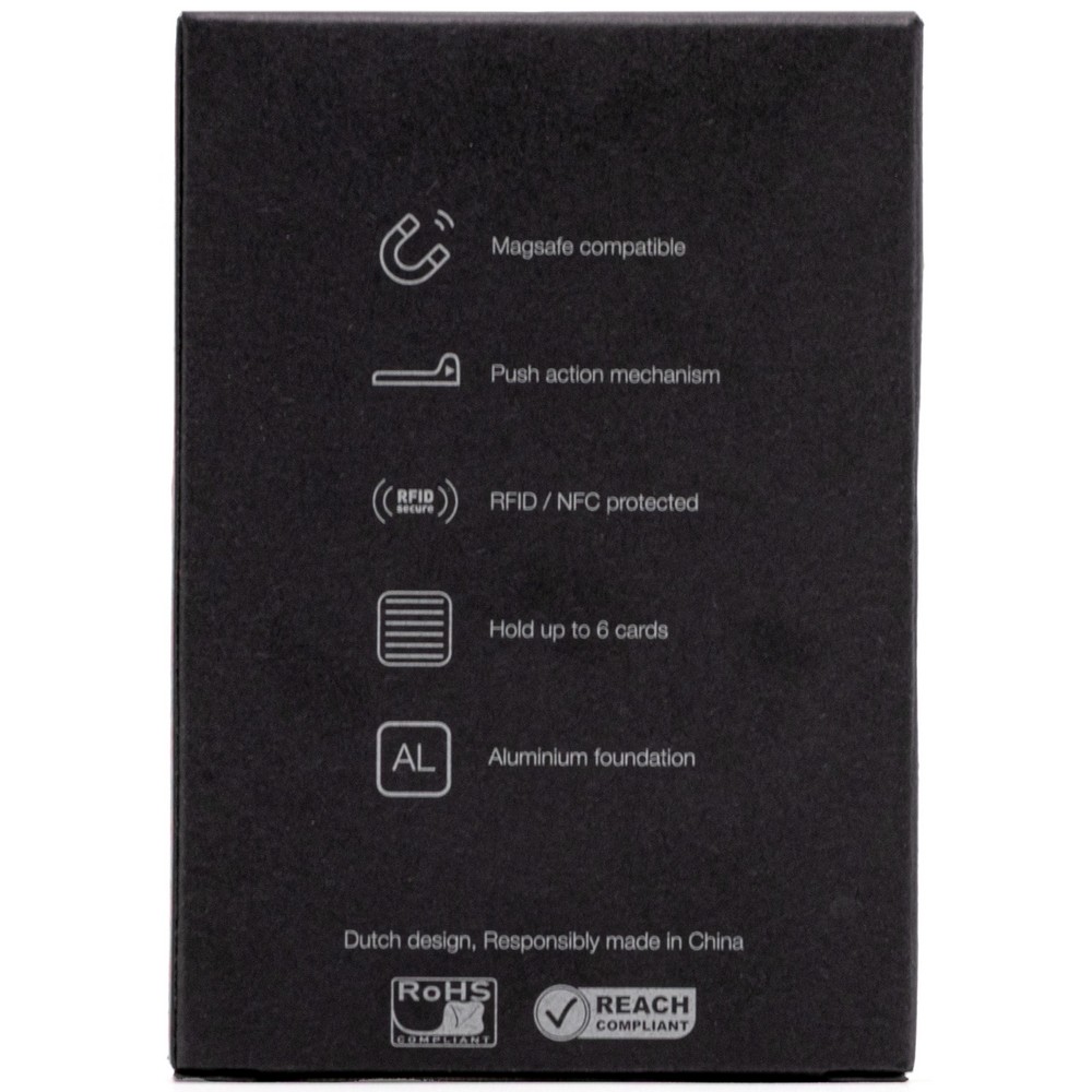 Portfel aluminiowy z RFID i MagSafe - BrandCharger Wally - Etui na karty i wizytówki z nadrukiem logo | VEBI - zdjęcie 7