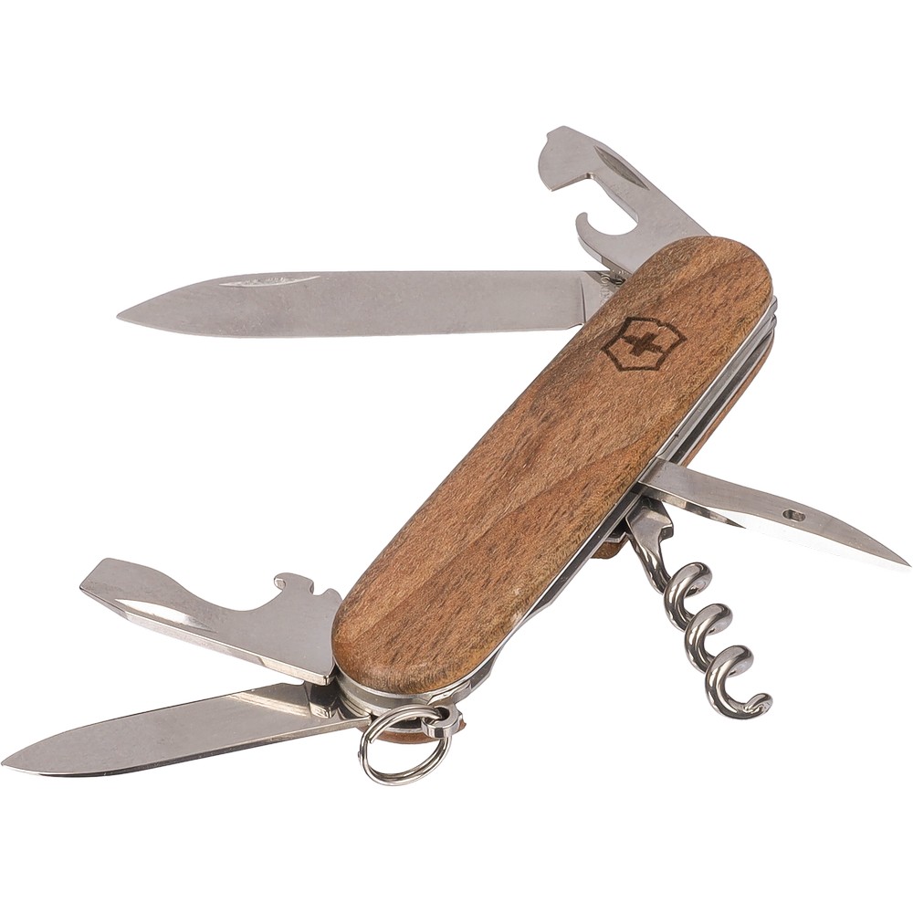 Victorinox Spartan Wood – scyzoryk z uchwytem z orzecha - Noże i scyzoryki z nadrukiem logo | VEBI
