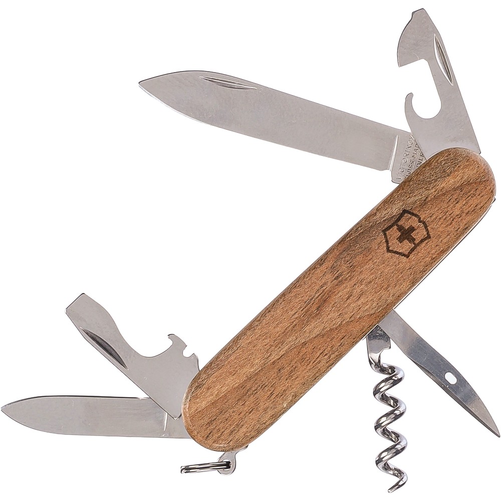 Victorinox Spartan Wood – scyzoryk z uchwytem z orzecha - Noże i scyzoryki z nadrukiem logo | VEBI - zdjęcie 2