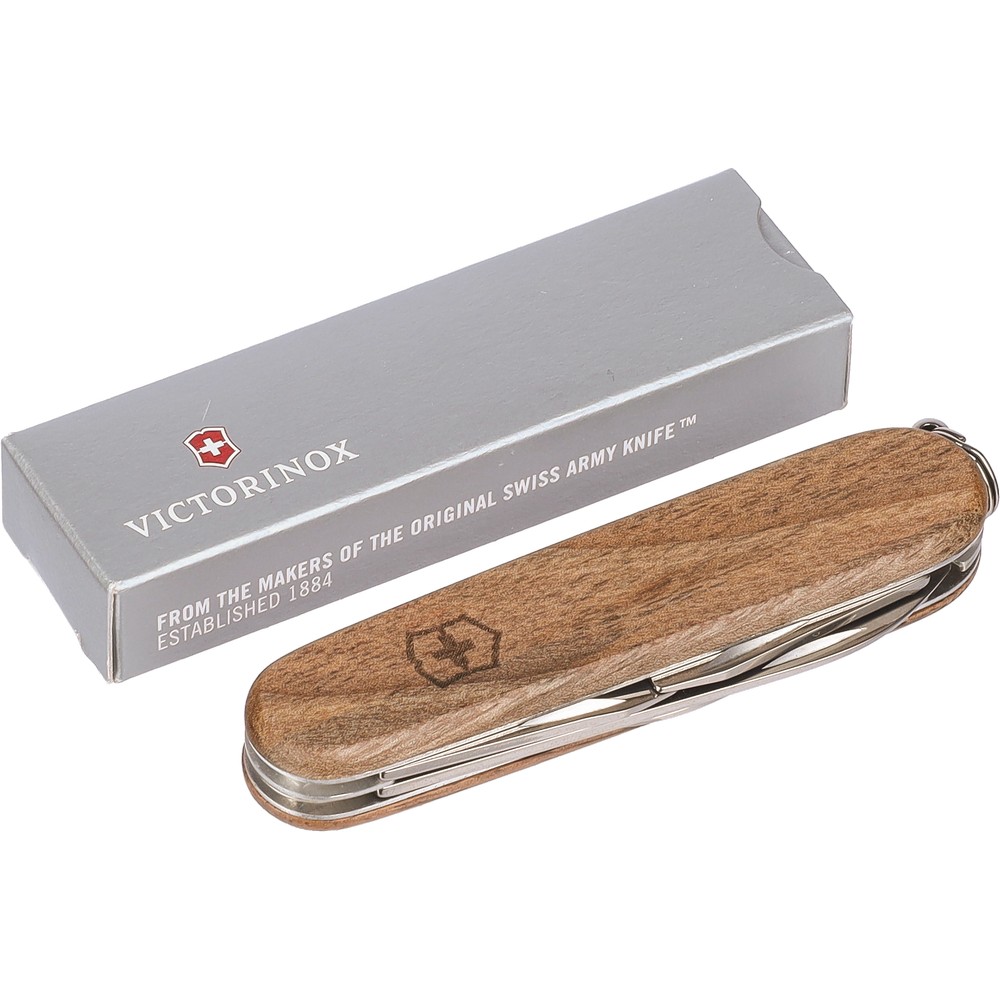 Victorinox Spartan Wood – scyzoryk z uchwytem z orzecha - Noże i scyzoryki z nadrukiem logo | VEBI - zdjęcie 3