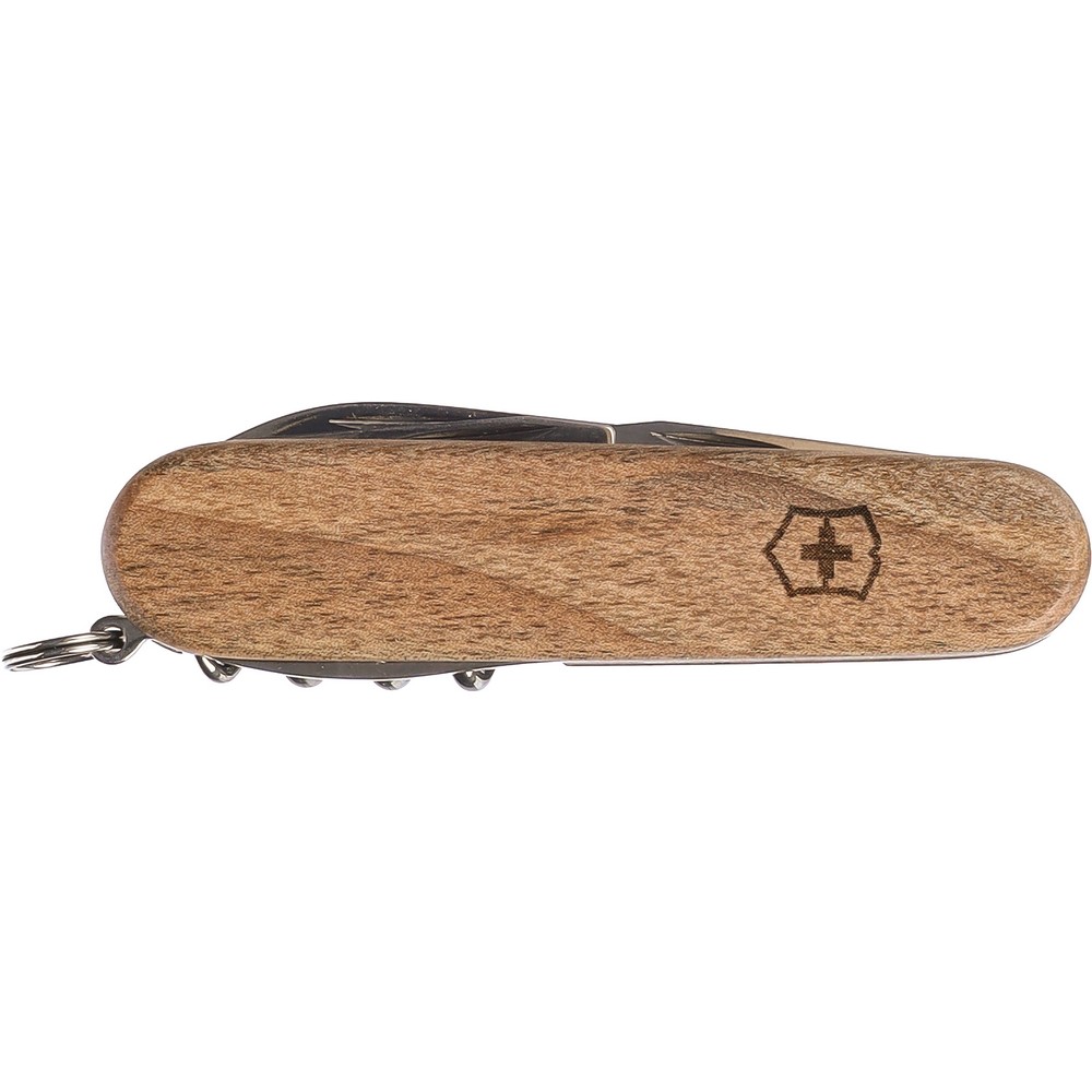 Victorinox Spartan Wood – scyzoryk z uchwytem z orzecha - Noże i scyzoryki z nadrukiem logo | VEBI - zdjęcie 4