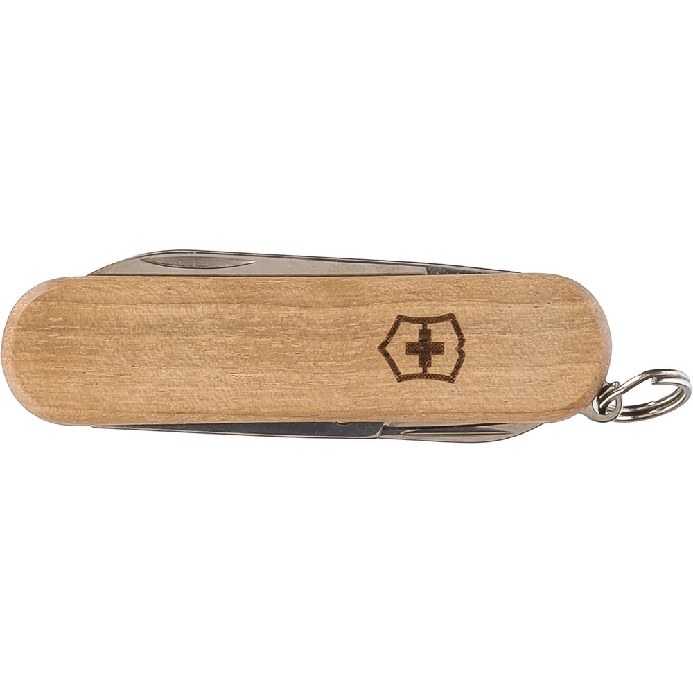 Victorinox Classic SD Wood – scyzoryk z orzechowym uchwytem - Noże i scyzoryki z nadrukiem logo | VEBI - zdjęcie 4