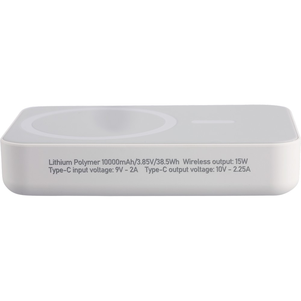 Magnetyczny power bank bezprzewodowy 10000 mAh MagSafe - Power banki z nadrukiem logo | VEBI - zdjęcie 14
