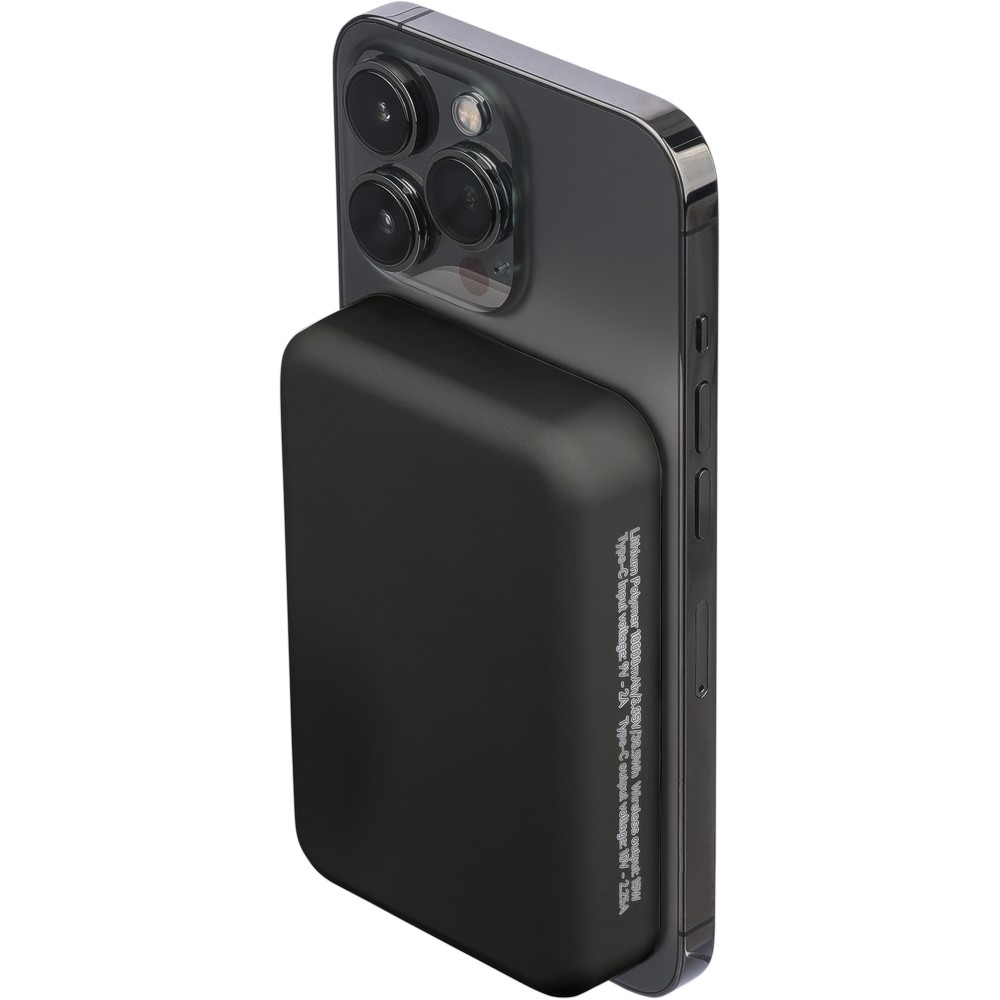Magnetyczny power bank bezprzewodowy 10000 mAh MagSafe - Power banki z nadrukiem logo | VEBI - zdjęcie 23