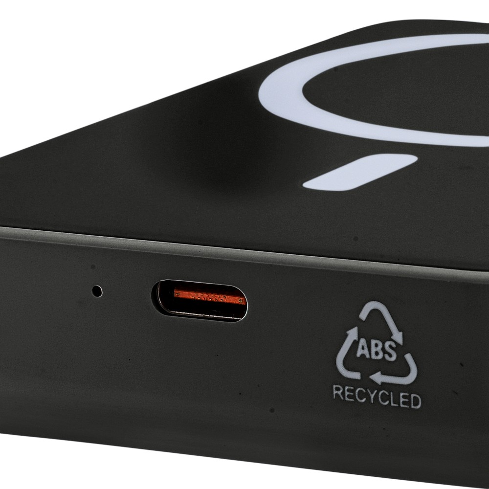 Magnetyczny power bank bezprzewodowy 10000 mAh MagSafe - Power banki z nadrukiem logo | VEBI - zdjęcie 25