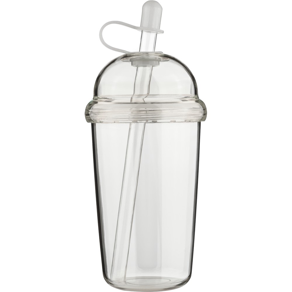Kubek podróżny ze słomką 500 ml – RPET i silikon - Kubki i butelki termiczne z nadrukiem logo | VEBI - zdjęcie 29