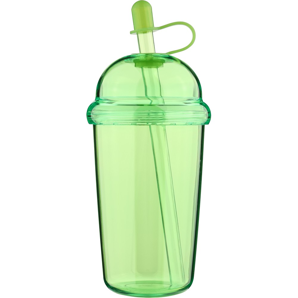 Kubek podróżny ze słomką 500 ml – RPET i silikon - Kubki i butelki termiczne z nadrukiem logo | VEBI - zdjęcie 13
