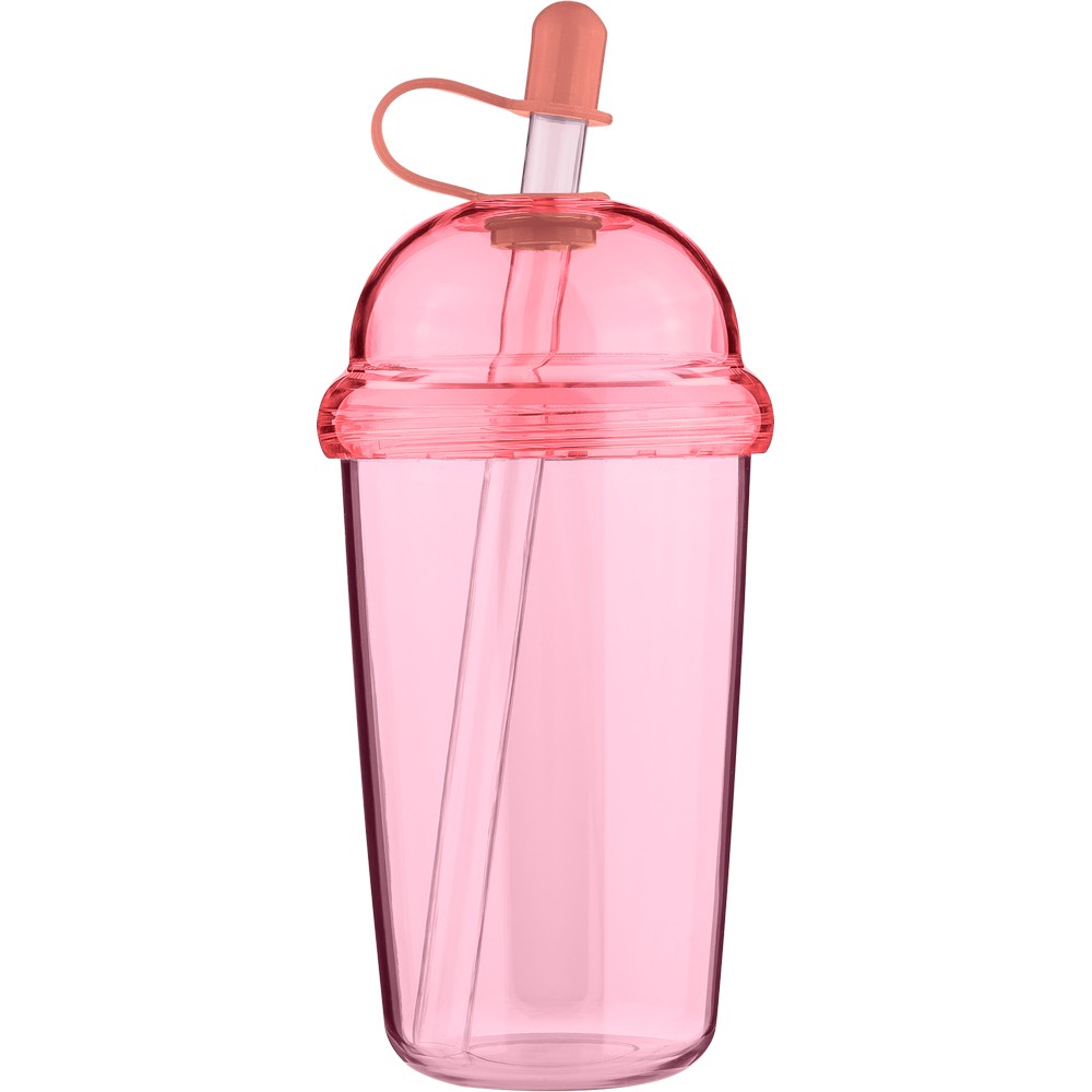 Kubek podróżny ze słomką 500 ml – RPET i silikon - Kubki i butelki termiczne z nadrukiem logo | VEBI - zdjęcie 36