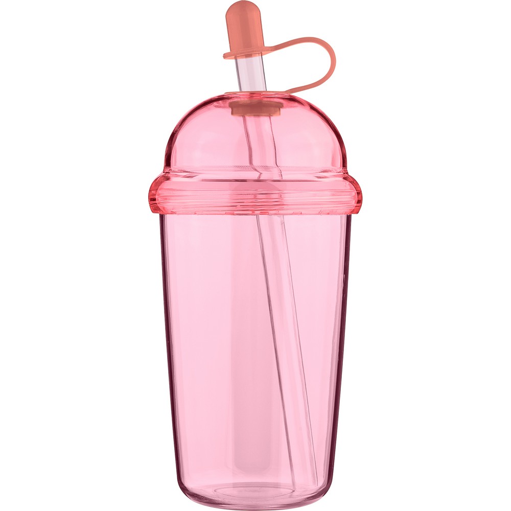 Kubek podróżny ze słomką 500 ml – RPET i silikon - Kubki i butelki termiczne z nadrukiem logo | VEBI - zdjęcie 37