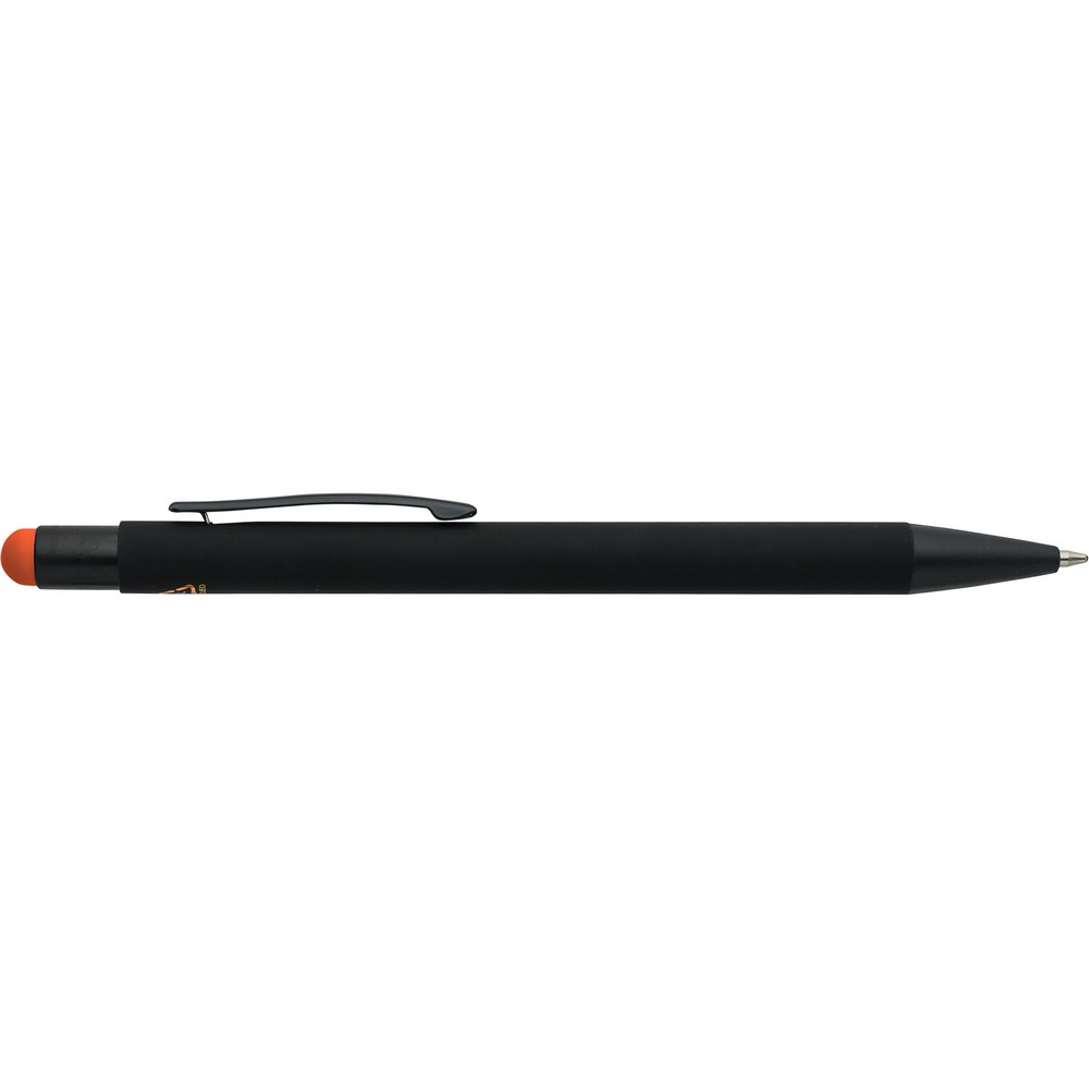 Aluminiowy długopis z końcówką stylus – czarny mat - Długopisy metalowe z nadrukiem logo | VEBI - zdjęcie 36