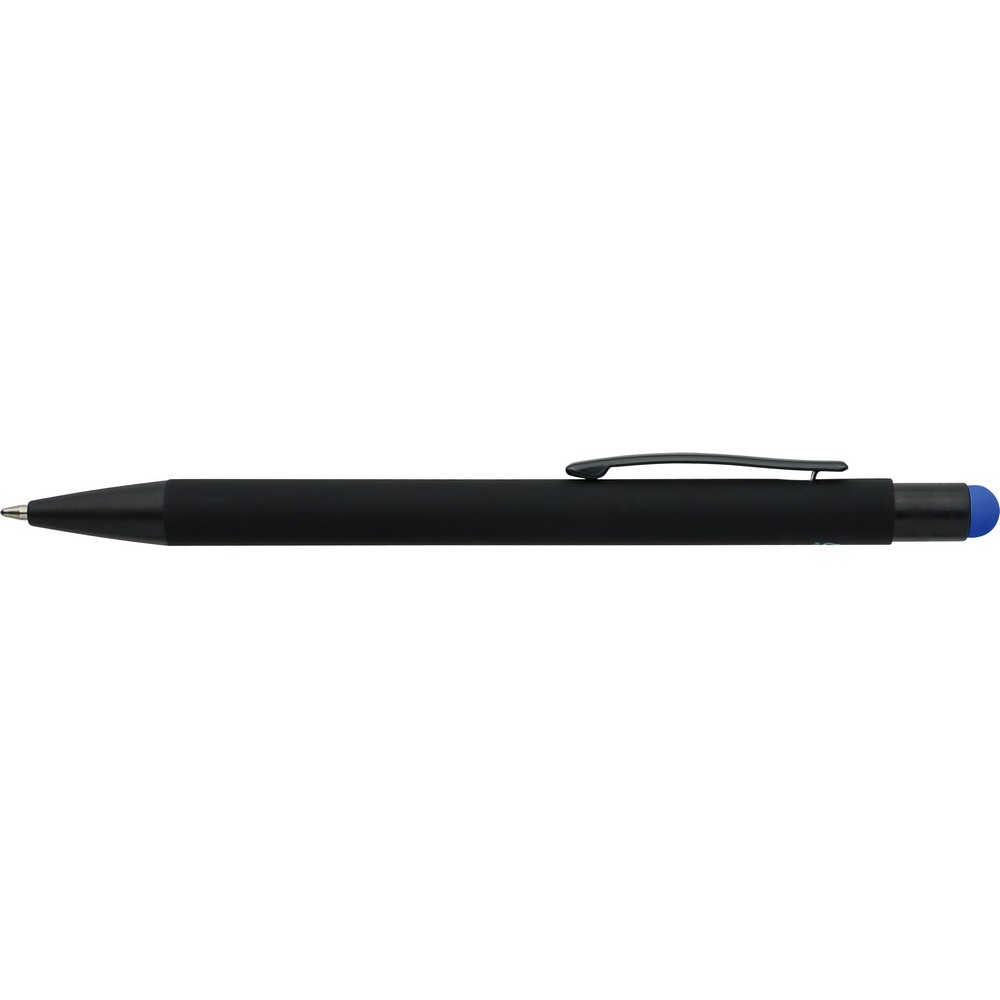 Aluminiowy długopis z końcówką stylus – czarny mat - Długopisy metalowe z nadrukiem logo | VEBI - zdjęcie 28