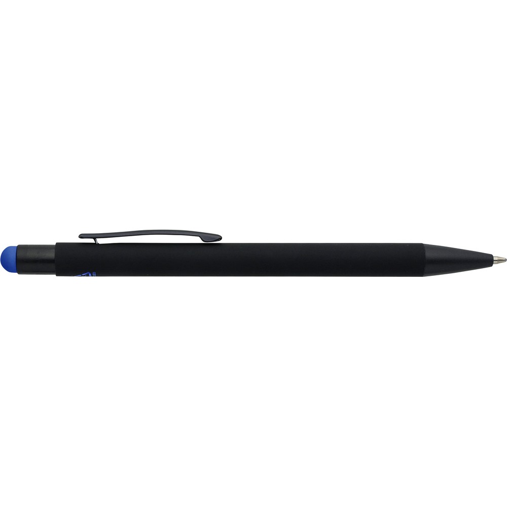 Aluminiowy długopis z końcówką stylus – czarny mat - Długopisy metalowe z nadrukiem logo | VEBI - zdjęcie 30