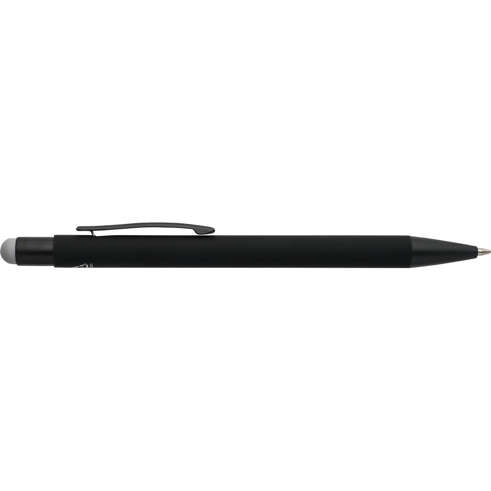 Aluminiowy długopis z końcówką stylus – czarny mat - Długopisy metalowe z nadrukiem logo | VEBI - zdjęcie 48