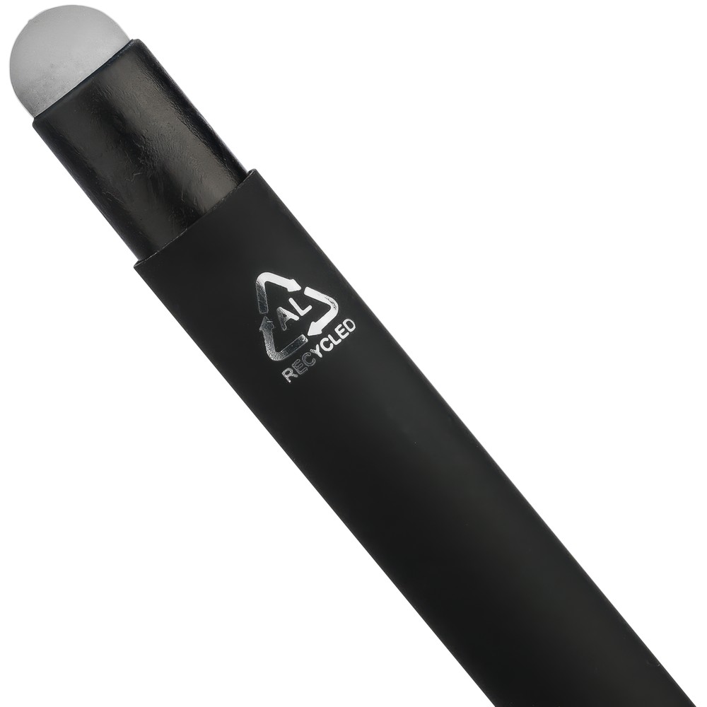 Aluminiowy długopis z końcówką stylus – czarny mat - Długopisy metalowe z nadrukiem logo | VEBI - zdjęcie 49