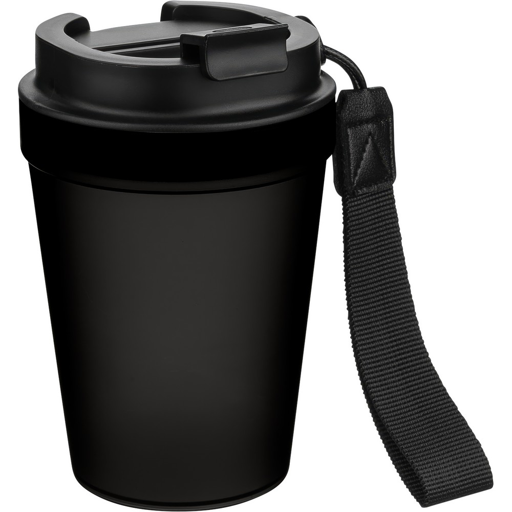 Kubek podróżny 350 ml z przezroczystą ścianką i paskiem - Kubki i butelki termiczne z nadrukiem logo | VEBI - zdjęcie 30