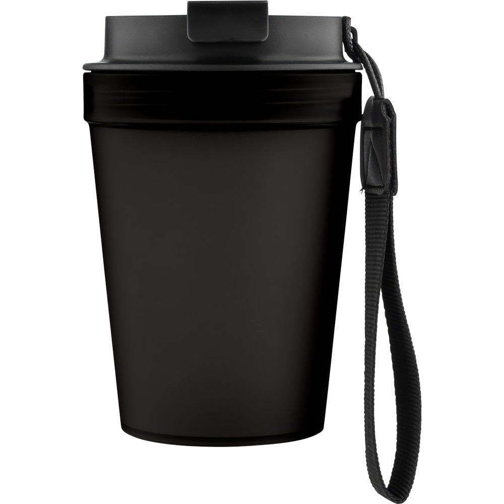 Kubek podróżny 350 ml z przezroczystą ścianką i paskiem - Kubki i butelki termiczne z nadrukiem logo | VEBI - zdjęcie 31
