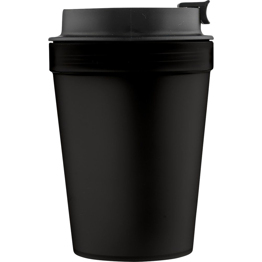 Kubek podróżny 350 ml z przezroczystą ścianką i paskiem - Kubki i butelki termiczne z nadrukiem logo | VEBI - zdjęcie 34
