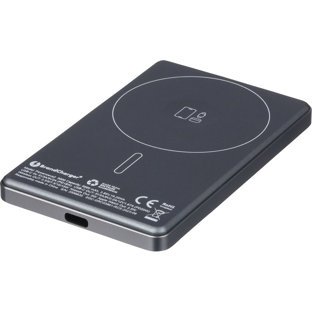 Power bank 5000 mAh BrandCharger Powerwave 2 - Power banki z nadrukiem logo | VEBI