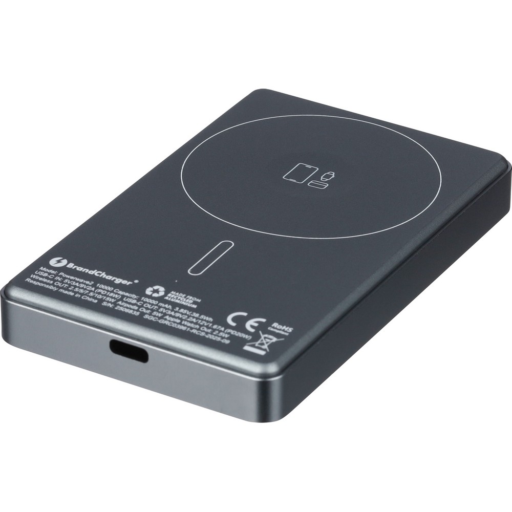 Power bank 10000 mAh BrandCharger Powerwave 2 - Power banki z nadrukiem logo | VEBI