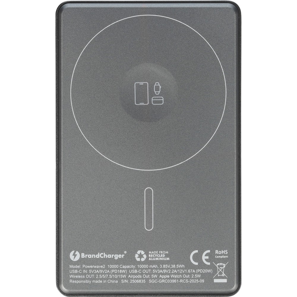 Power bank 10000 mAh BrandCharger Powerwave 2 - Power banki z nadrukiem logo | VEBI - zdjęcie 10