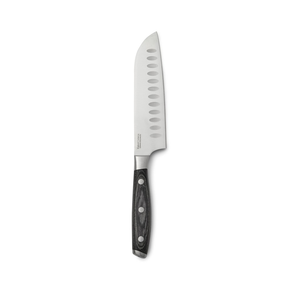 Nóż santoku VINGA Kaiser z drewnianą rękojeścią - 14 cm