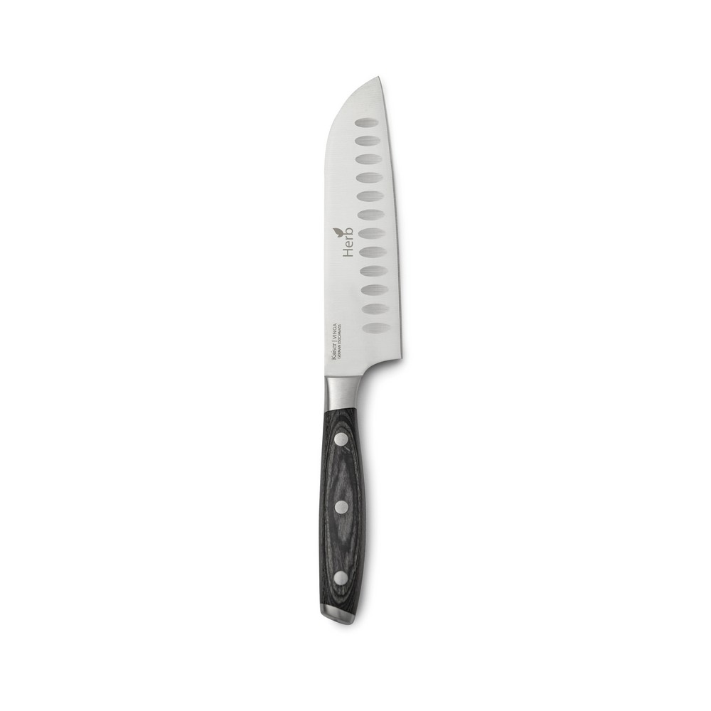 Nóż santoku VINGA Kaiser z drewnianą rękojeścią - 14 cm - zdjęcie 2