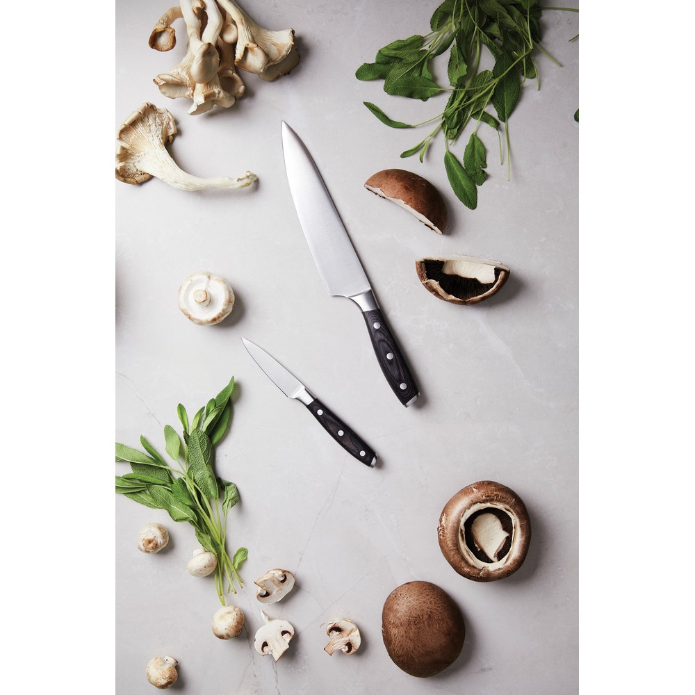 Zestaw dwóch noży kuchennych Kaiser z drewnianą rączką - zdjęcie 3