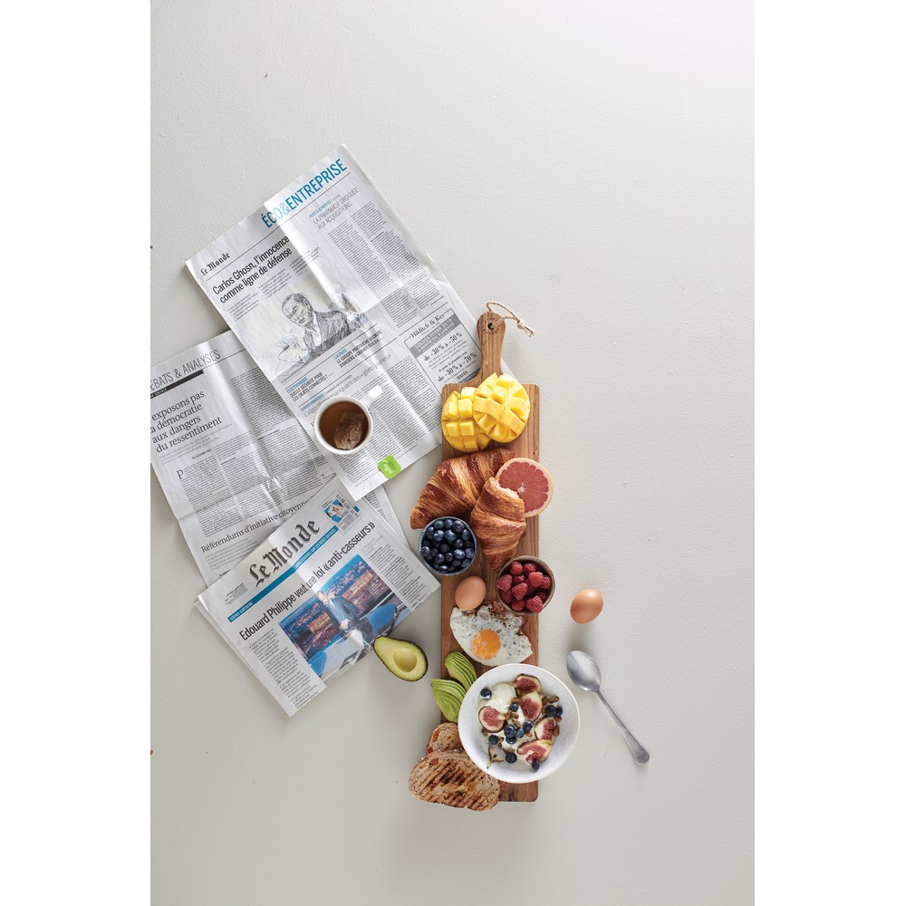 Drewniana deska do krojenia z drewna tekowego Buscot - zdjęcie 5