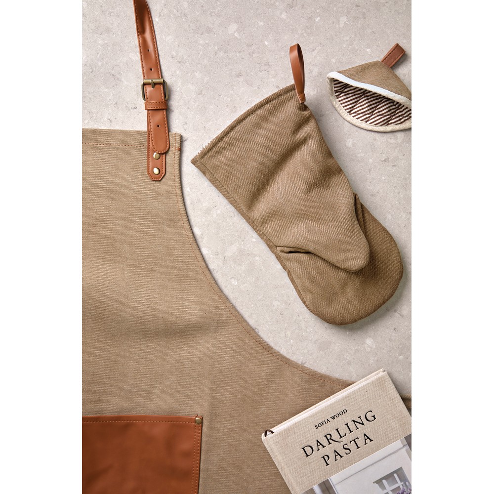 Bawełniana rękawica kuchenna VINGA Asado ze skórzaną pętlą - zdjęcie 5